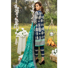 Anum Classic Printed Lawn 3 Pcs Un-Stitched Suit Vol 3 - 3-B, Women, 3Pcs Shalwar Suit, Al-Zohaib Textiles, Chase Value