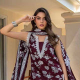 Anum Printed Lawn 3 Piece Un-Stitched Suit Vol 2 - 3 C, Women, 3Pcs Shalwar Suit, Chase Value, Chase Value