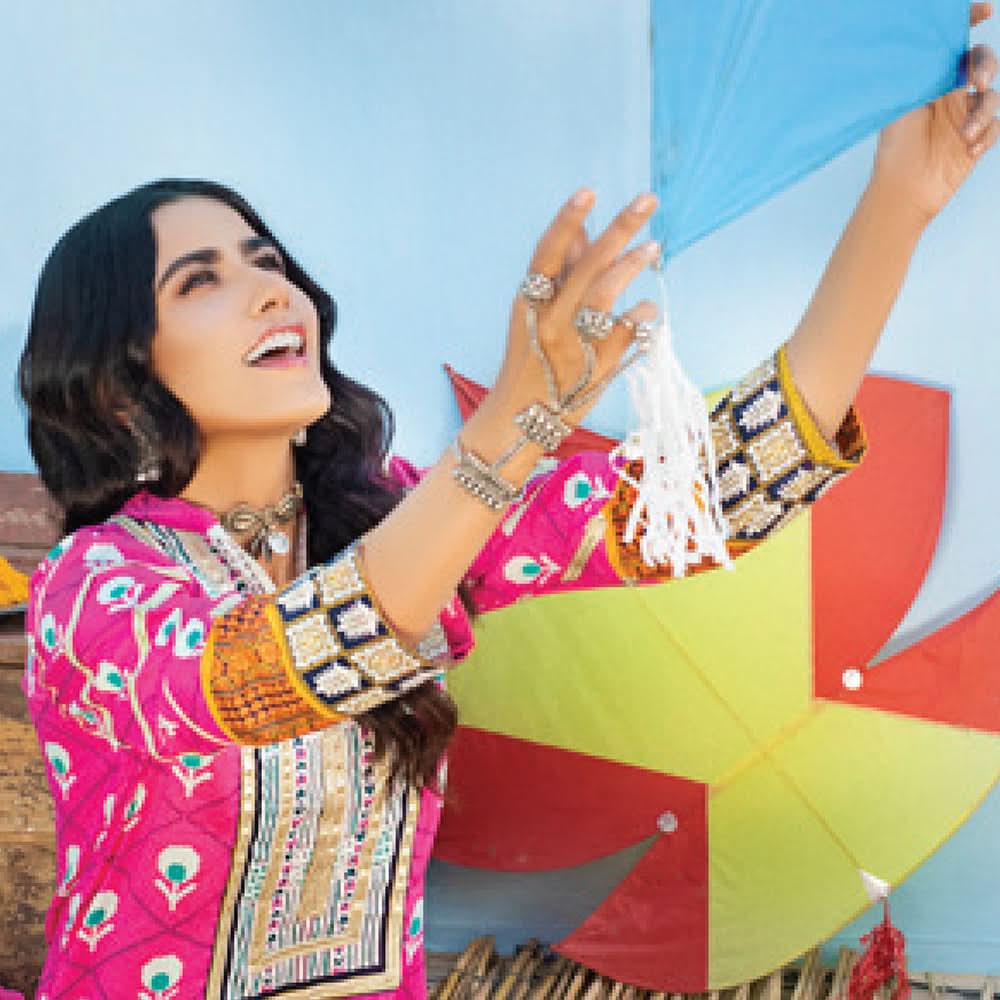 Monsoon Printed Lawn 3 Pcs Un-Stitched Suit Vol 1 - 3-C, Women, 3Pcs Shalwar Suit, Al-Zohaib Textiles, Chase Value
