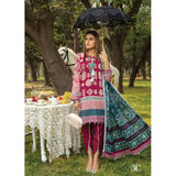 Anum Classic Printed Lawn 3 Pcs Un-Stitched Suit Vol 3 - 3-C, Women, 3Pcs Shalwar Suit, Al-Zohaib Textiles, Chase Value