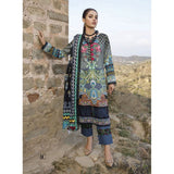 Monsoon Printed Lawn 3 Pcs Un-Stitched Suit Vol 2 - 4-C, Women, 3Pcs Shalwar Suit, Al-Zohaib Textiles, Chase Value
