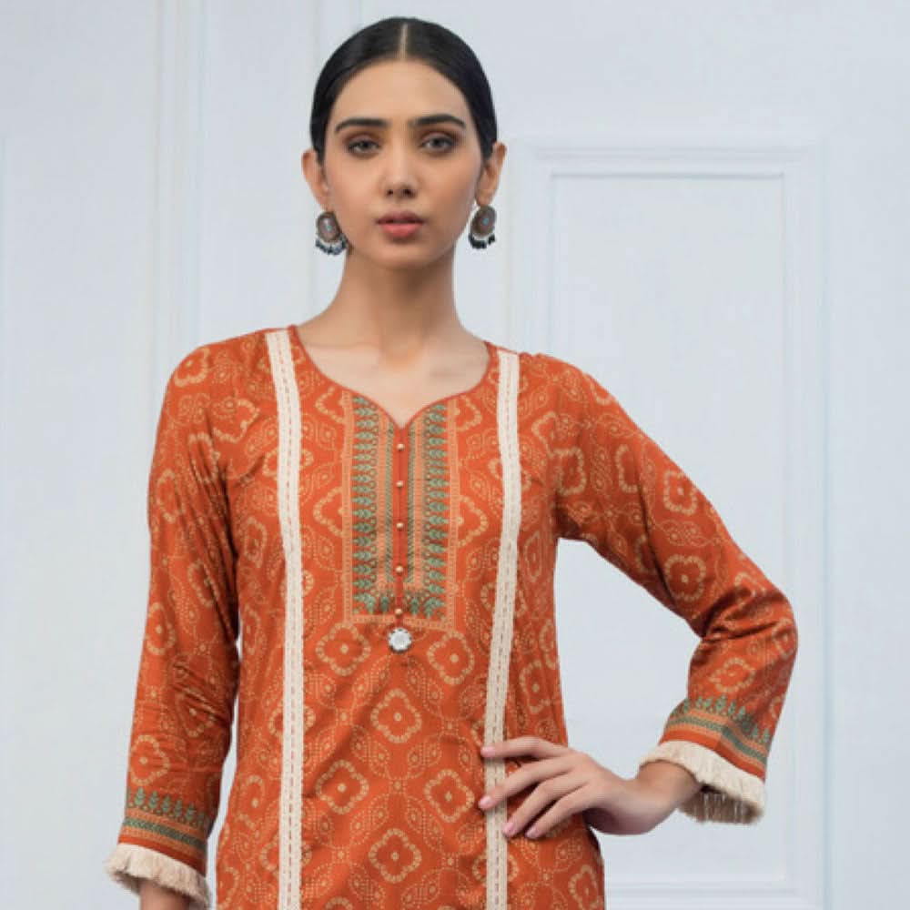 Signature Icon Printed Lawn 3 Piece Un-Stitched Suit Vol 2 - 2 B, Women, 3Pcs Shalwar Suit, ZS Textiles, Chase Value