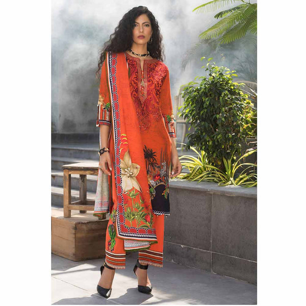 Salina Digital Printed & Embroidered Khaddar 3 Pcs Un-Stitched Suit - 04, Women, 3Pcs Shalwar Suit, Regalia Textiles, Chase Value