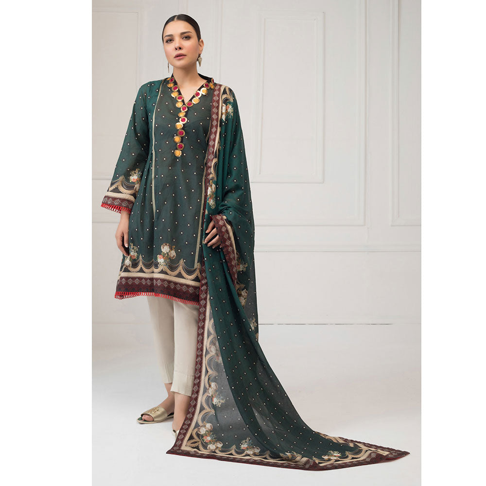 Regalia Printed Lawn 3 Piece Un-Stitched Suit - 04, Women, 3Pcs Shalwar Suit, Regalia Textiles, Chase Value