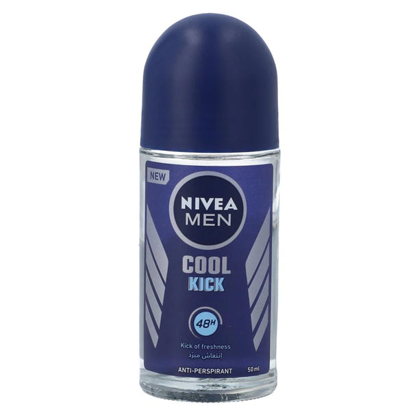 Nivea Men Roll On 50Ml Cool Kick, Beauty & Personal Care, Body Roll On & Sticks, Chase Value, Chase Value