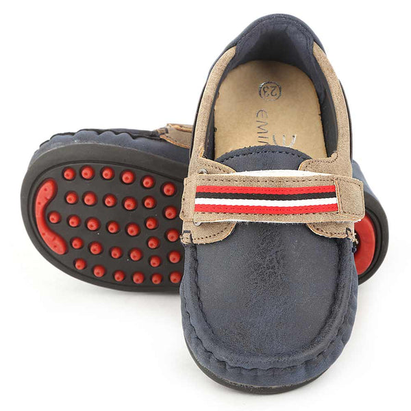 Eminent Boys Loafer Shoes - Navy Blue - test-store-for-chase-value