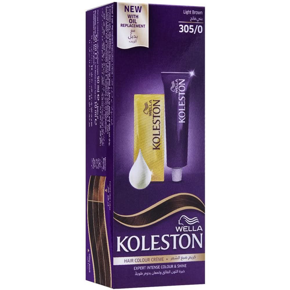 Wella Koleston Color Cream Light Brown 305/0, Beauty & Personal Care, Hair Colour, Chase Value, Chase Value