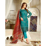 Extraordinaire Embroidered Chiffon 3 Pieces Un-Stitched Suits - 4703, Women, 3Pcs Shalwar Suit, Tawakkal Fabrics, Chase Value