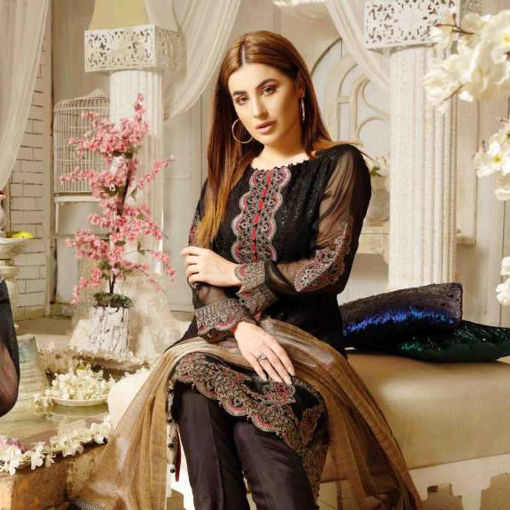 Extraordinaire Embroidered Chiffon 3 Pieces Un-Stitched Suits - 4709, Women, 3Pcs Shalwar Suit, Tawakkal Fabrics, Chase Value