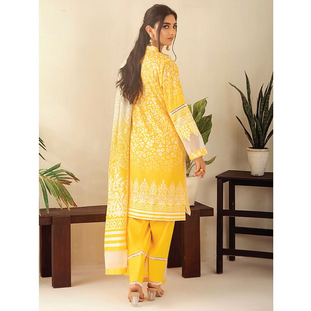 Monsoon Printed Lawn 3 Pcs Un-Stitched Suit Vol 3 - 4-A, Women, 3Pcs Shalwar Suit, Al-Zohaib Textiles, Chase Value