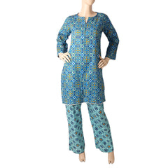 Mahnoor Printed Cotton 2 Pcs Un-Stitched Suit - 4 A, Women, 2Pcs Shalwar Suit, United Textiles, Chase Value