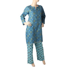 Mahnoor Printed Cotton 2 Pcs Un-Stitched Suit - 4 A, Women, 2Pcs Shalwar Suit, United Textiles, Chase Value