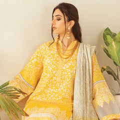 Monsoon Printed Lawn 3 Pcs Un-Stitched Suit Vol 3 - 4-A, Women, 3Pcs Shalwar Suit, Al-Zohaib Textiles, Chase Value