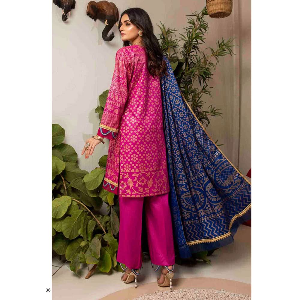 AL Zohaib Monsoon Cotton Gold Print unstitched 3pc Suit, Women, 3Pcs Shalwar Suit, Al-Zohaib Textiles, Chase Value