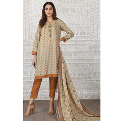 Lakhany Safina Febron Printed Lawn 3 Pcs Un-Stitched Suit - 4B, Women, 3Pcs Shalwar Suit, LSM Textiles, Chase Value