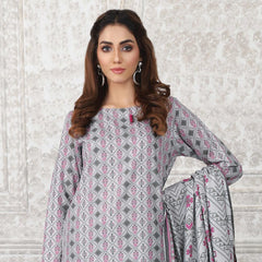 Lakhany Safina Febron Printed Lawn 3 Pcs Un-Stitched Suit - 4C, Women, 3Pcs Shalwar Suit, LSM Textiles, Chase Value