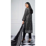 Salina Black & White Printed Lawn 3 Piece Un-Stitched Suit - 04, Women, 3Pcs Shalwar Suit, Regalia Textiles, Chase Value