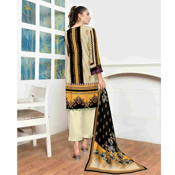 Tehzeeb Digital Printed Cambric 3Pcs Unstitched Suit V2 - 4, Women, 3Pcs Shalwar Suit, Ulfat Textile, Chase Value