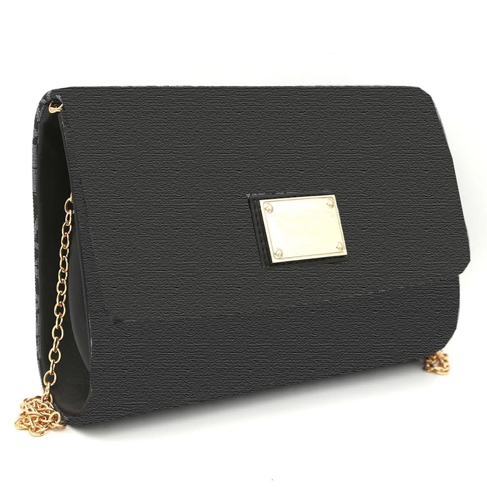 Women's Fancy Clutch 6318- Black, Women, Clutches, Chase Value, Chase Value