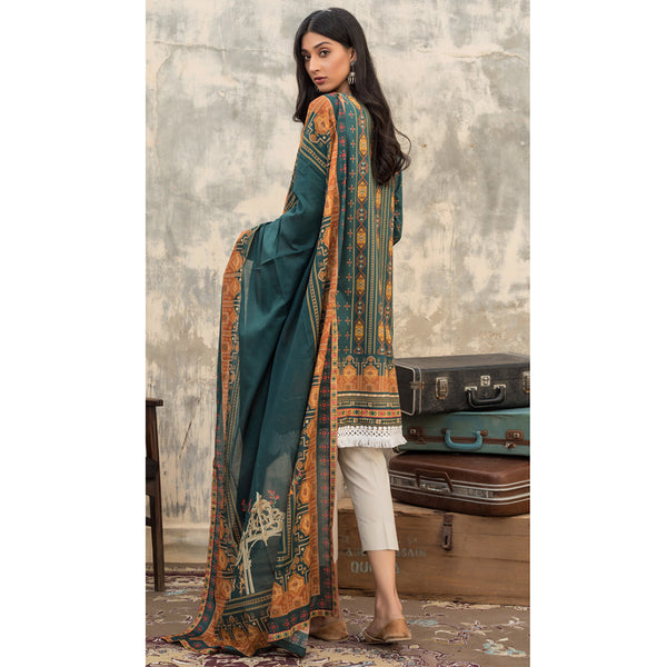 Salina Digital Printed Cotton 3 Pcs Un-Stitched Suit Vol 1 - 4, Women, 3Pcs Shalwar Suit, Regalia Textiles, Chase Value