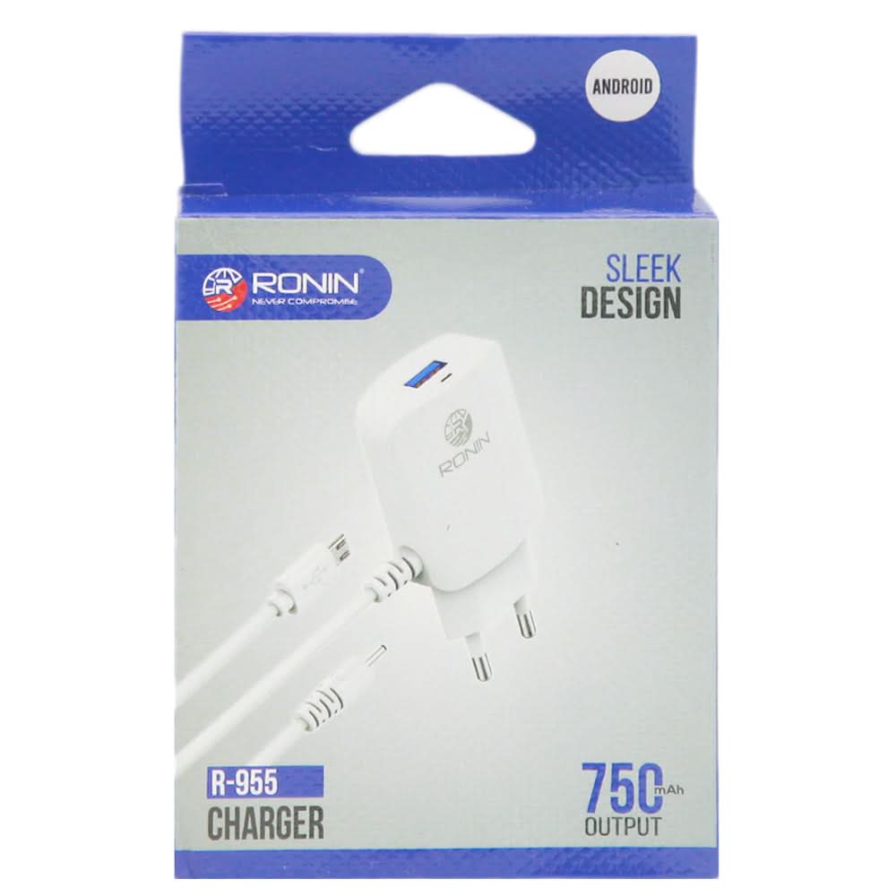 Original Ronin 2 In 1 USB Plus Wire Fast Charger  High Quality, Home & Lifestyle, Mobile Charger, Chase Value, Chase Value