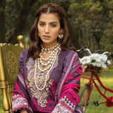 Anum Classic Printed Lawn 3 Pcs Un-Stitched Suit Vol 3 - 4-C, Women, 3Pcs Shalwar Suit, Al-Zohaib Textiles, Chase Value