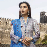 Monsoon Printed Lawn 3 Pcs Un-Stitched Suit Vol 2 - 5-B, Women, 3Pcs Shalwar Suit, Al-Zohaib Textiles, Chase Value