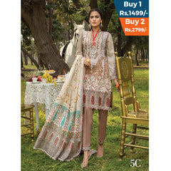 Anum Classic Printed Lawn 3 Pcs Un-Stitched Suit Vol 3 - 5-C, Women, 3Pcs Shalwar Suit, Al-Zohaib Textiles, Chase Value