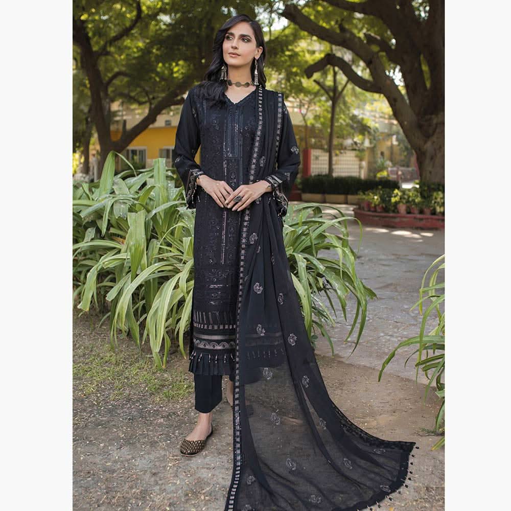 Schick Eman Embroidered Lucxury 3Pcs Unstitched Suit - 5, Women, 3Pcs Shalwar Suit, Schick Creation, Chase Value