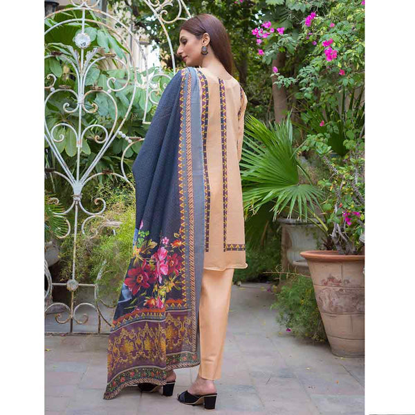 Digital Printed Karandi 3 Piece Un-Stitched Suit - 05, Women, 3Pcs Shalwar Suit, Regalia Textiles, Chase Value