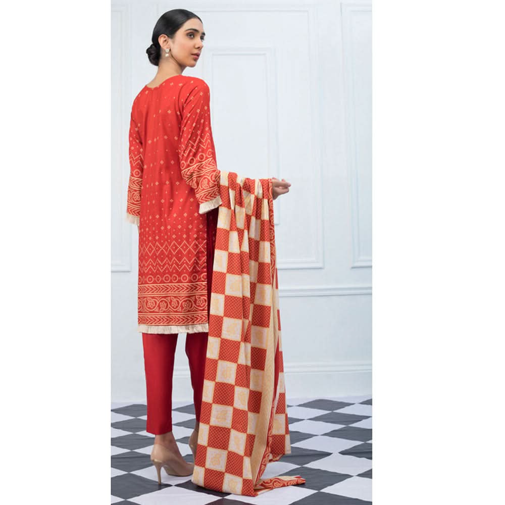 Signature Icon Printed Lawn 3 Piece Un-Stitched Suit Vol 2 - 3 A, Women, 3Pcs Shalwar Suit, ZS Textiles, Chase Value