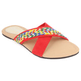 Women's Slipper 501 - Red, Women, Slippers, Chase Value, Chase Value