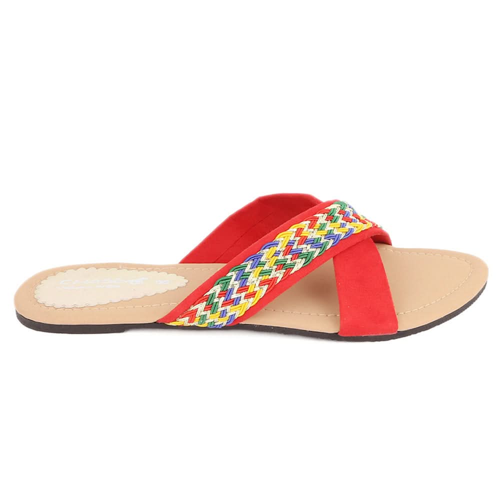 Women's Slipper 501 - Red, Women, Slippers, Chase Value, Chase Value