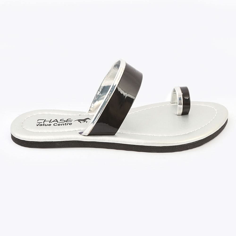 Girls Fancy Slippers 502-A - Black, Kids, Girls Slippers, Chase Value, Chase Value