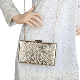 Women's Bridal Clutch (5143) - Gold, Women, Clutches, Chase Value, Chase Value