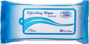 Cool & Cool Refreshing Wipes 20 Wipes - Aloe, Beauty & Personal Care, Health & Hygiene, Chase Value, Chase Value