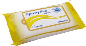 Cool & Cool Refreshing Wipes 20 Wipes - Lemon, Beauty & Personal Care, Health & Hygiene, Chase Value, Chase Value