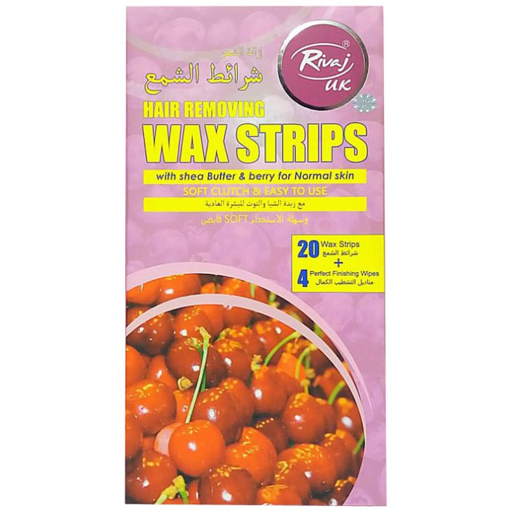 Hair Removing Wax Strips With Shea Butter & Berry For Normal Skin, Beauty & Personal Care, Hair Removal, Chase Value, Chase Value
