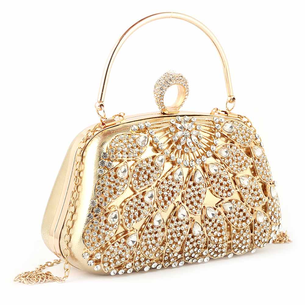 Women's Bridal Clutch (5126) - Gold, Women, Clutches, Chase Value, Chase Value