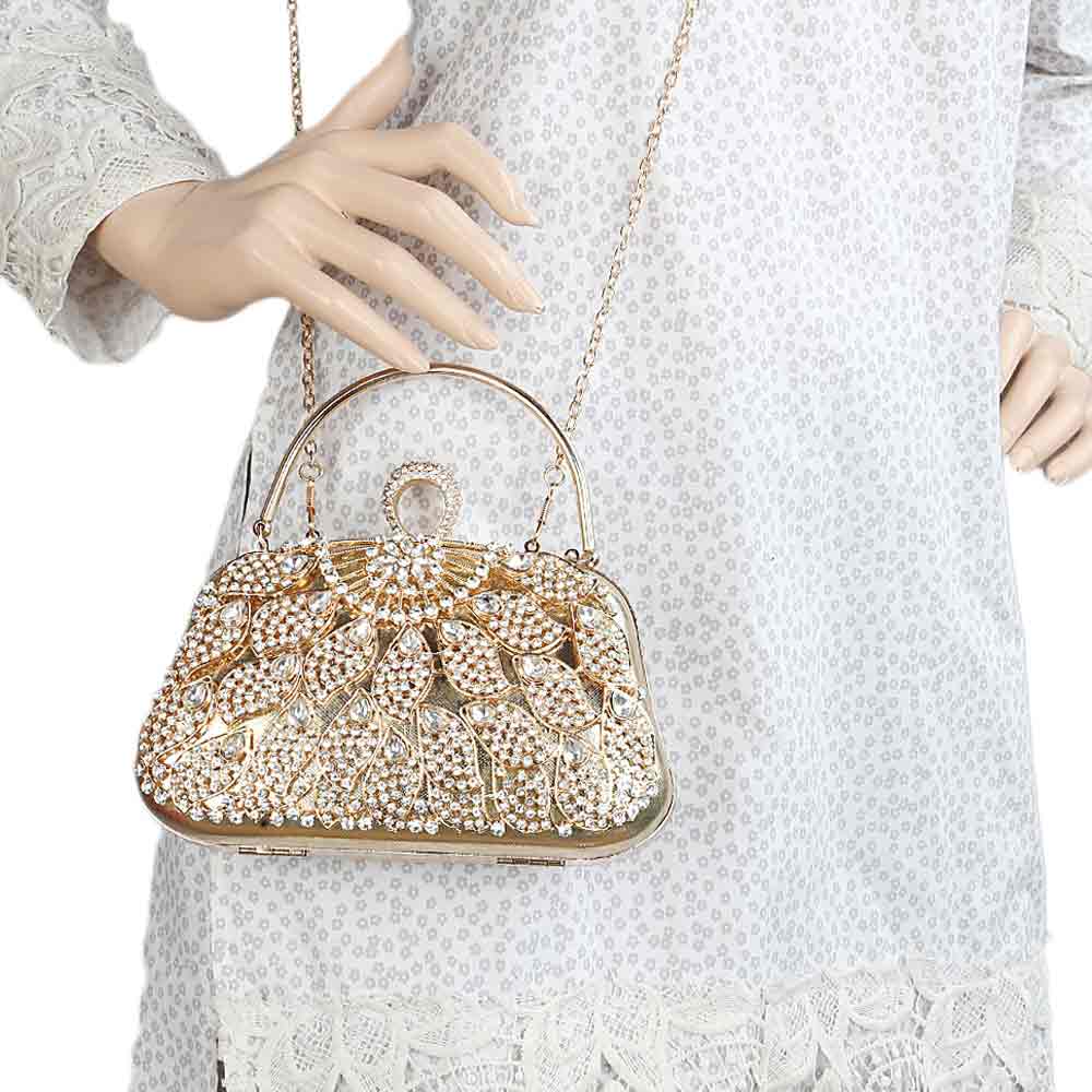 Women's Bridal Clutch (5126) - Gold, Women, Clutches, Chase Value, Chase Value