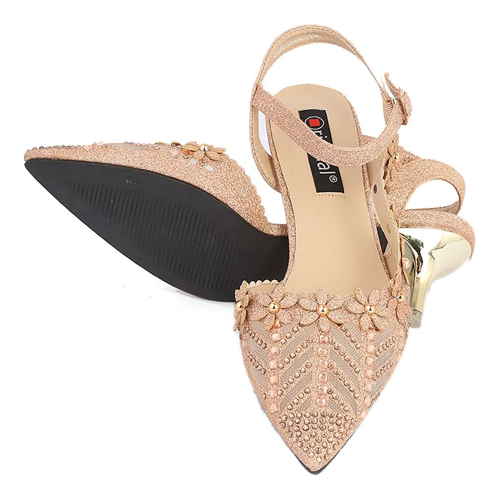 Women's Fancy Heel (528-394) - Champagne, Women, Heels, Chase Value, Chase Value