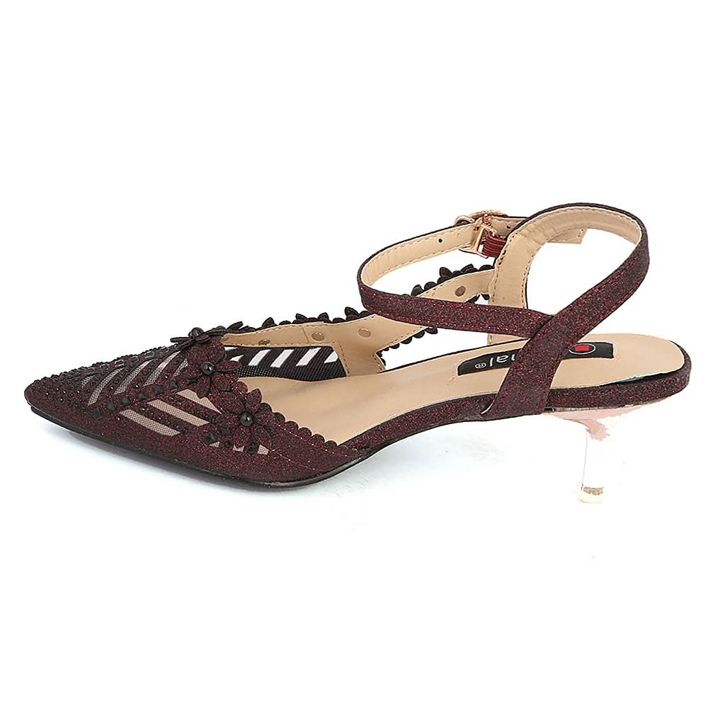 Women's Fancy Heel (528-394) - Maroon, Women, Heels, Chase Value, Chase Value