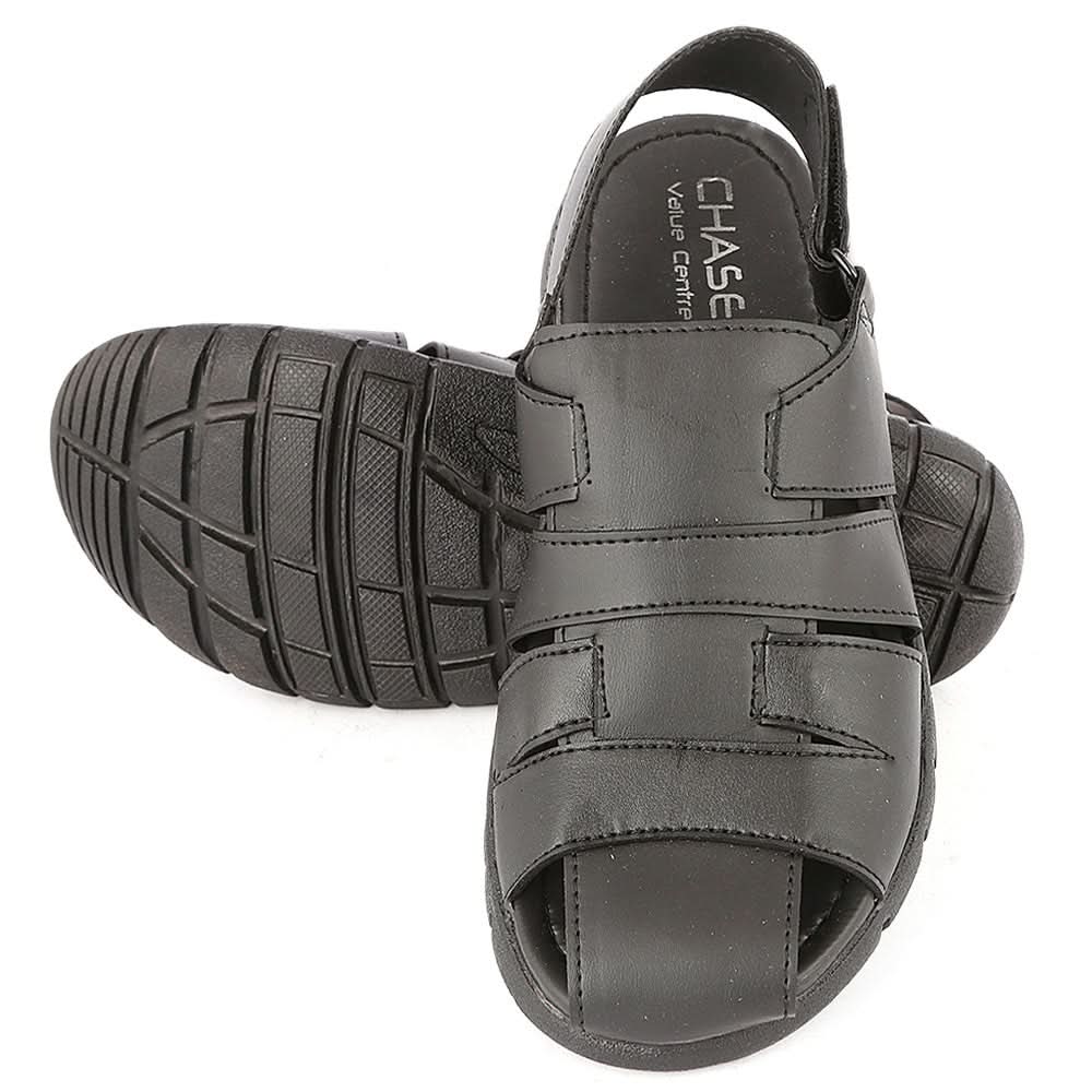 Men's Sandal (5502) - Black, Men, Sandals, Chase Value, Chase Value