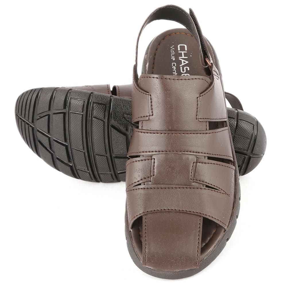 Men's Sandal (5502) - Brown, Men, Sandals, Chase Value, Chase Value