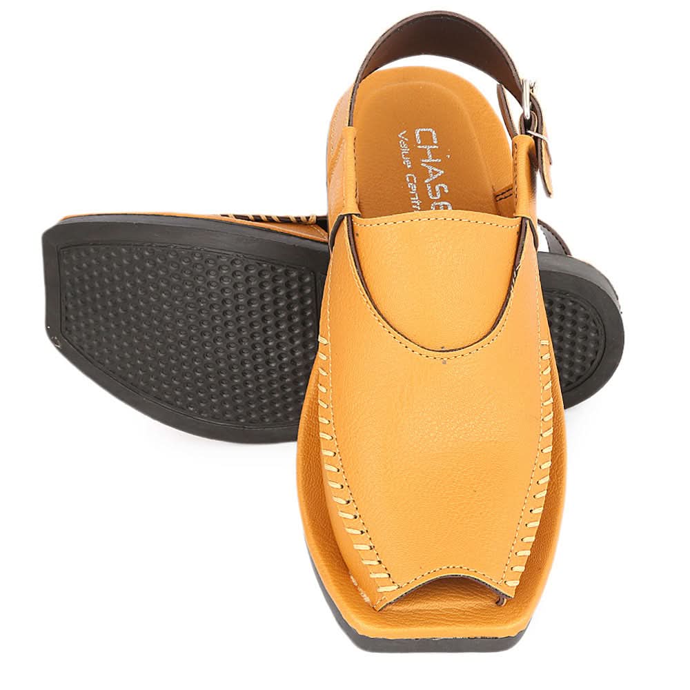 Men's Sandal 5505 - Mustard, Men, Sandals, Chase Value, Chase Value