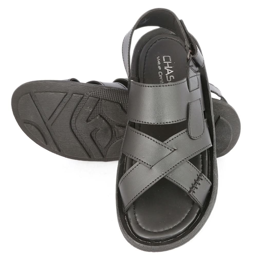 Men's Sandal (5507) - Black, Men, Sandals, Chase Value, Chase Value