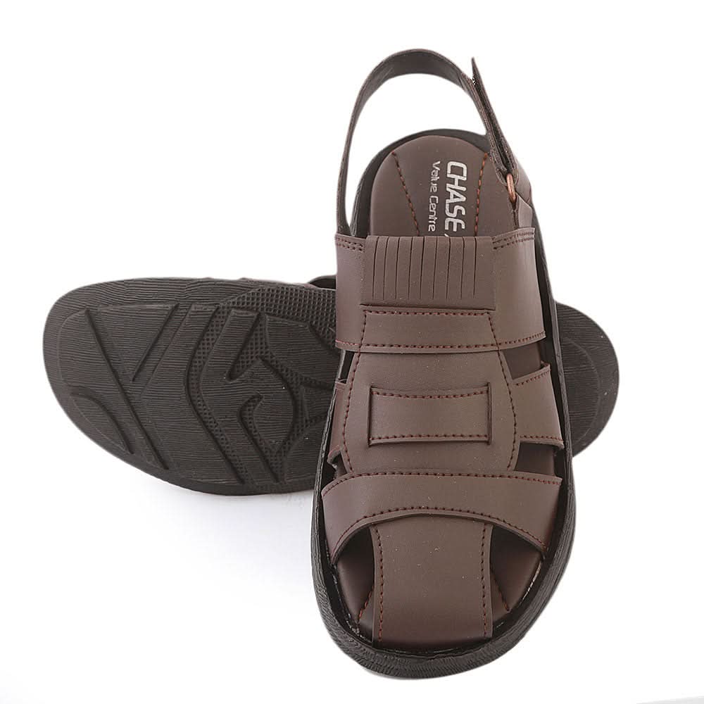 Men's Roman Sandal (5514) - Brown, Men, Sandals, Chase Value, Chase Value