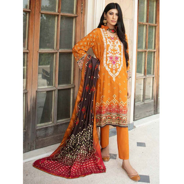 Shajar Linen Digital Printed & Embroidered 3 Pcs Un-Stitched Suit - 5521, Women, 3Pcs Shalwar Suit, Rashid Textiles, Chase Value