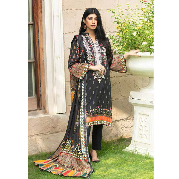Shajar Linen Digital Printed & Embroidered 3 Pcs Un-Stitched Suit - 5523, Women, 3Pcs Shalwar Suit, Rashid Textiles, Chase Value