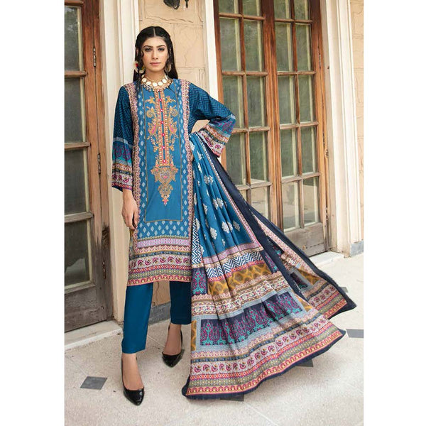 Shajar Linen Digital Printed & Embroidered 3 Pcs Un-Stitched Suit - 5526, Women, 3Pcs Shalwar Suit, Rashid Textiles, Chase Value
